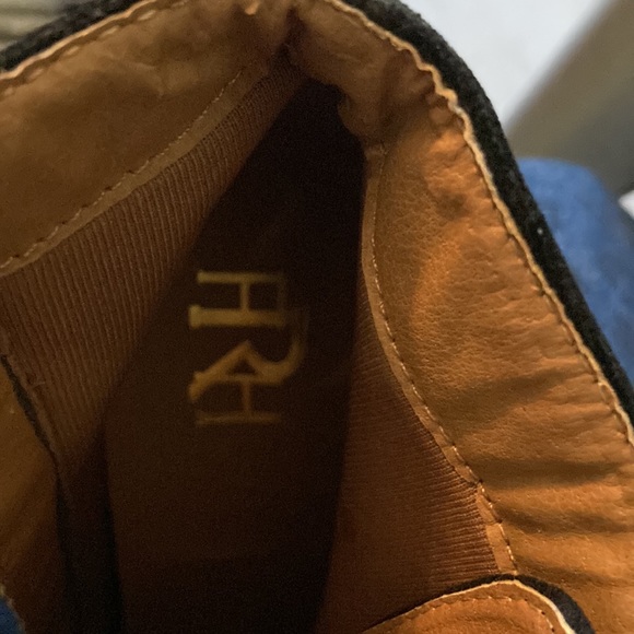 FRH Black Velvet Clear Heel Booties - Picture 5 of 6